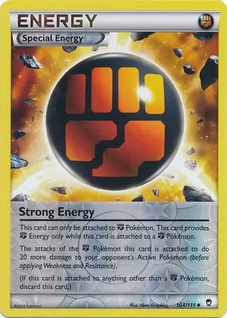 Furious Fists Strong Energy #104/111 reverse holo